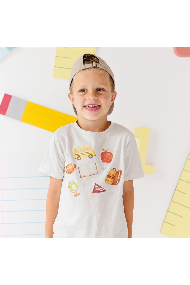 School Dude Short Sleeve T-Shirt, Alternate, color, Natural Heather
