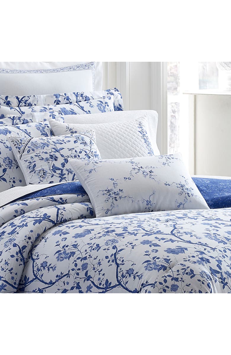 Laura Ashley Queen Comforter Set, Alternate, color, China Blue