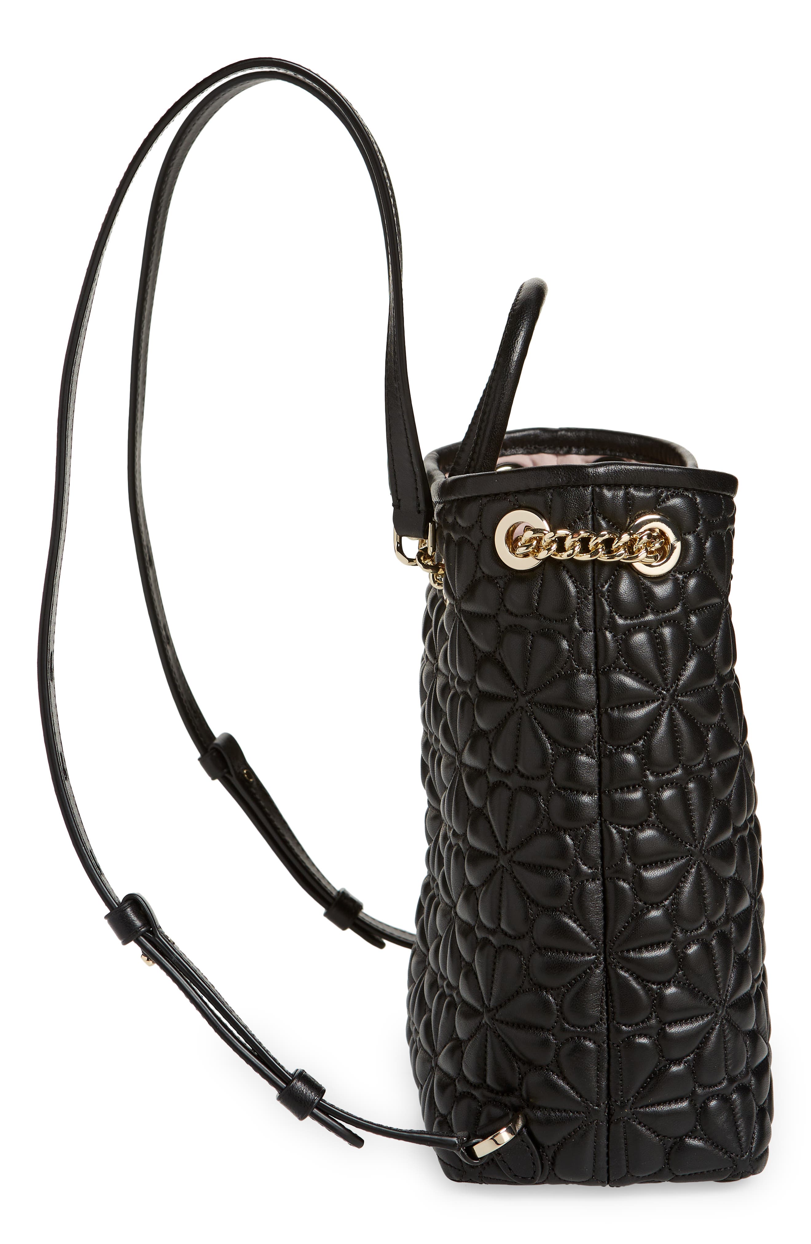 Kate Spade New York bloom medium quilted leather backpack, Alternate, color, 