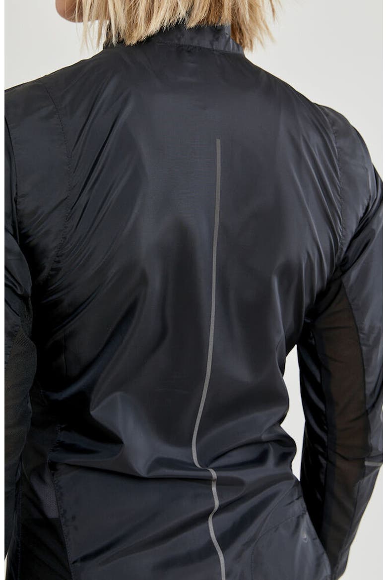 Essence Light Wind Packable Jacket, Alternate, color, BLACK