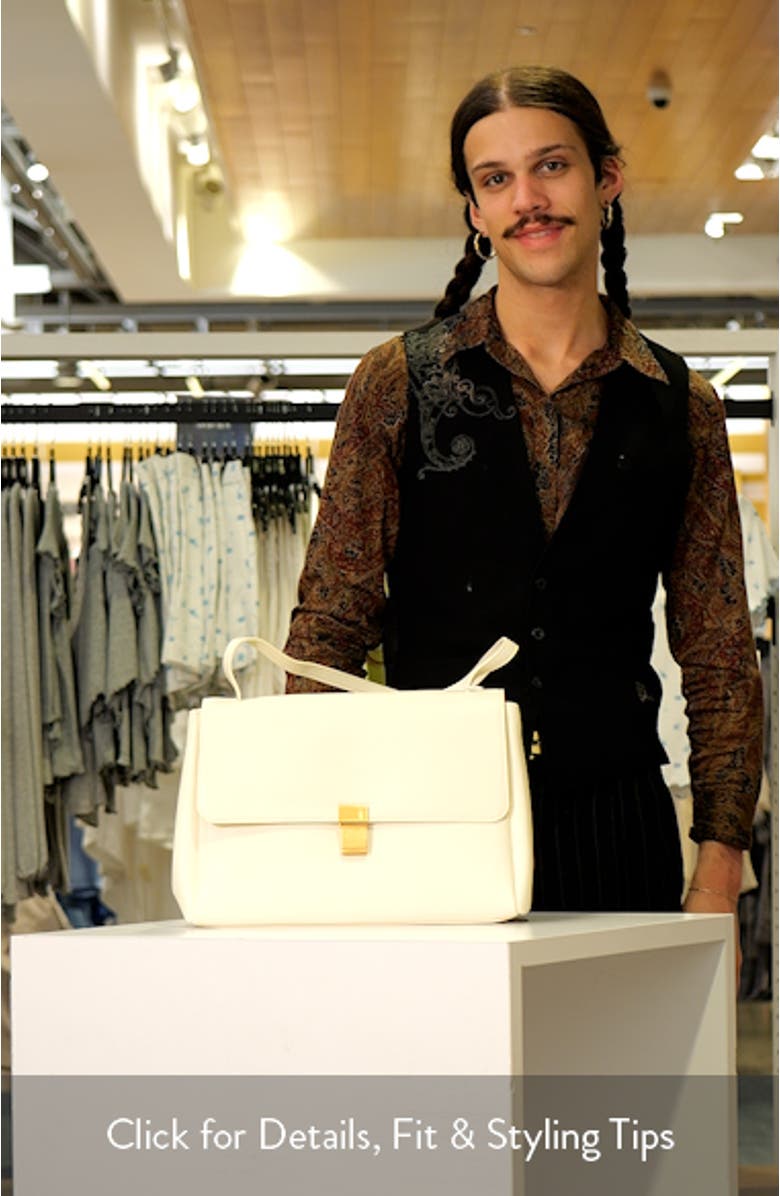 Hilary Faux Leather Shoulder Bag, sales video thumbnail