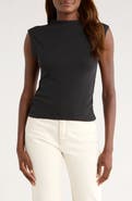 Marine Layer Lexi Rib Mock Neck Top