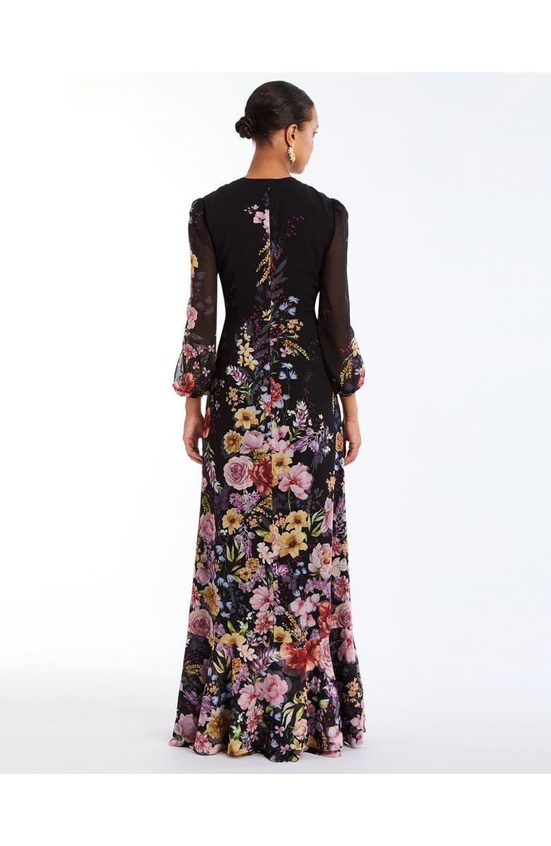 Mestiza New York Ophelia Chiffon Gown, Alternate, color, Twilight Florals