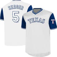 PROFILE Men's Profile Corey Seager White Texas Rangers Big & Tall Name & Number Birdeye V-Neck T-Shirt