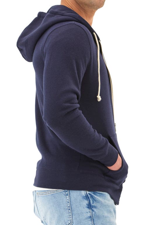 Threads 4 Thought Trim Fit Heathered Fleece Zip Hoodie In Stargazer