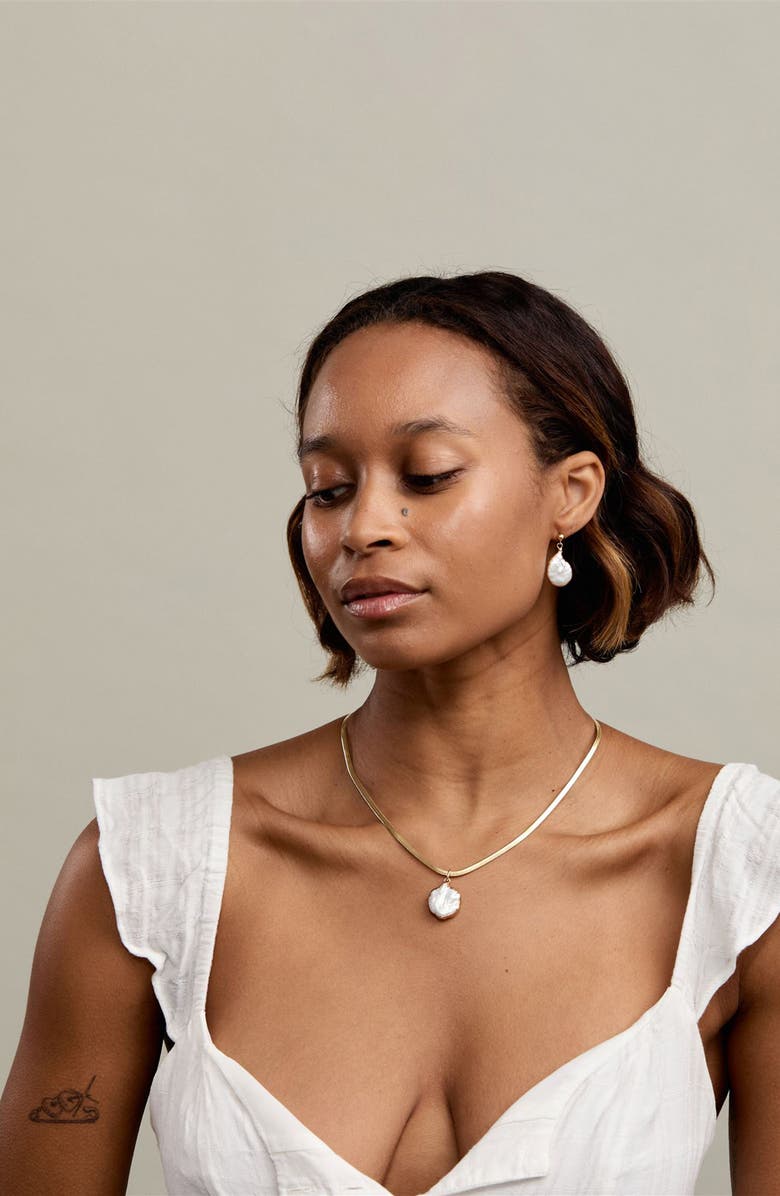 Set & Stones Serina Pendant Necklace, Alternate, color, Gold