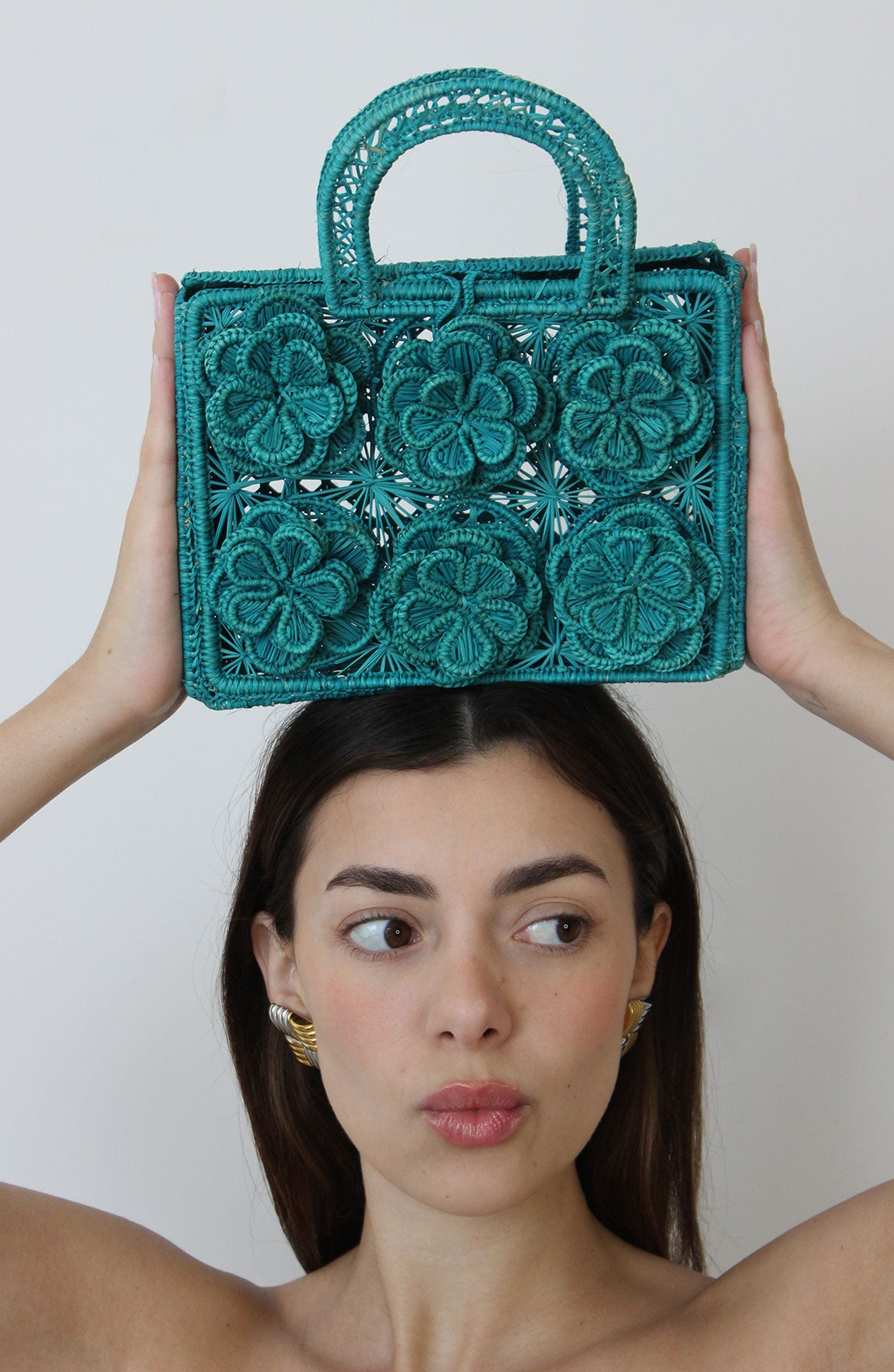 Amazónica Ninka Handbag, Alternate, color, Turquoise