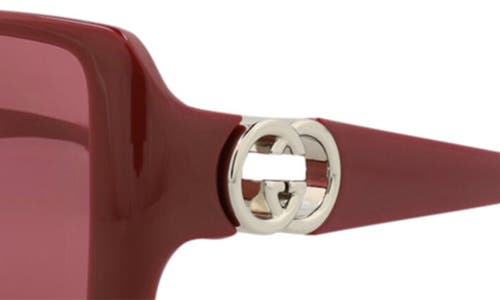 Gucci 54mm Square Sunglasses
