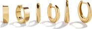 BaubleBar Maris Set of 3 Water Resistant Hoop Earrings