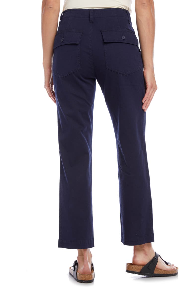 Cotton Blend Cargo Pants, Alternate, color, NAVY