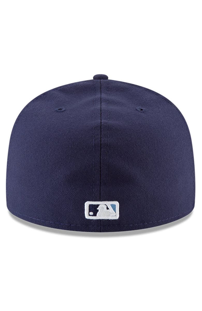 New Era Men's New Era Navy Tampa Bay Rays 2024 Jackie Robinson Day 59FIFTY Fitted Hat, Alternate, color, 