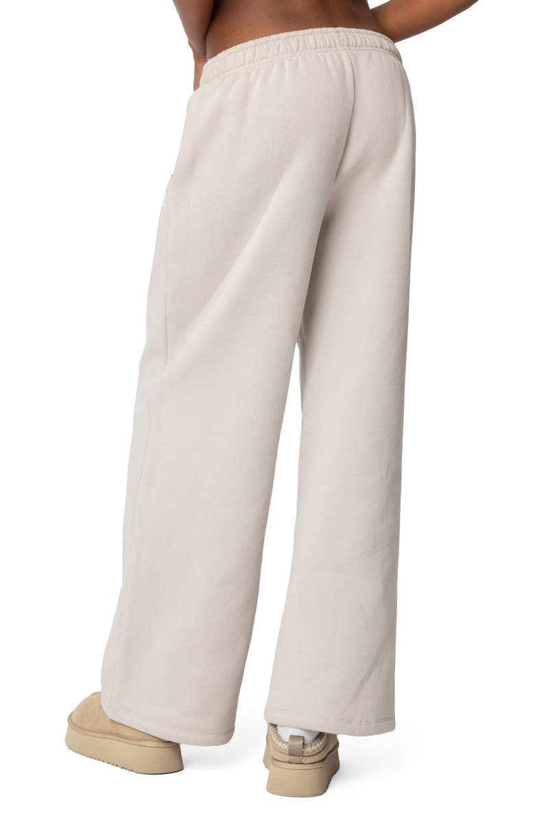 EDIKTED Brooklyn NY Sweatpants, Alternate, color, Beige