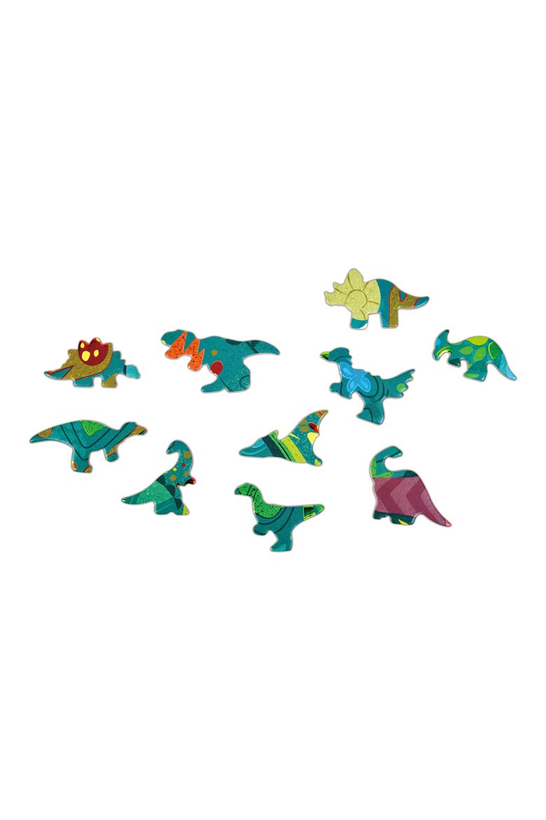 Dinosaur Shimmer 202-Piece Floor Puzzle, Alternate, color, MULTIPLECOLOR