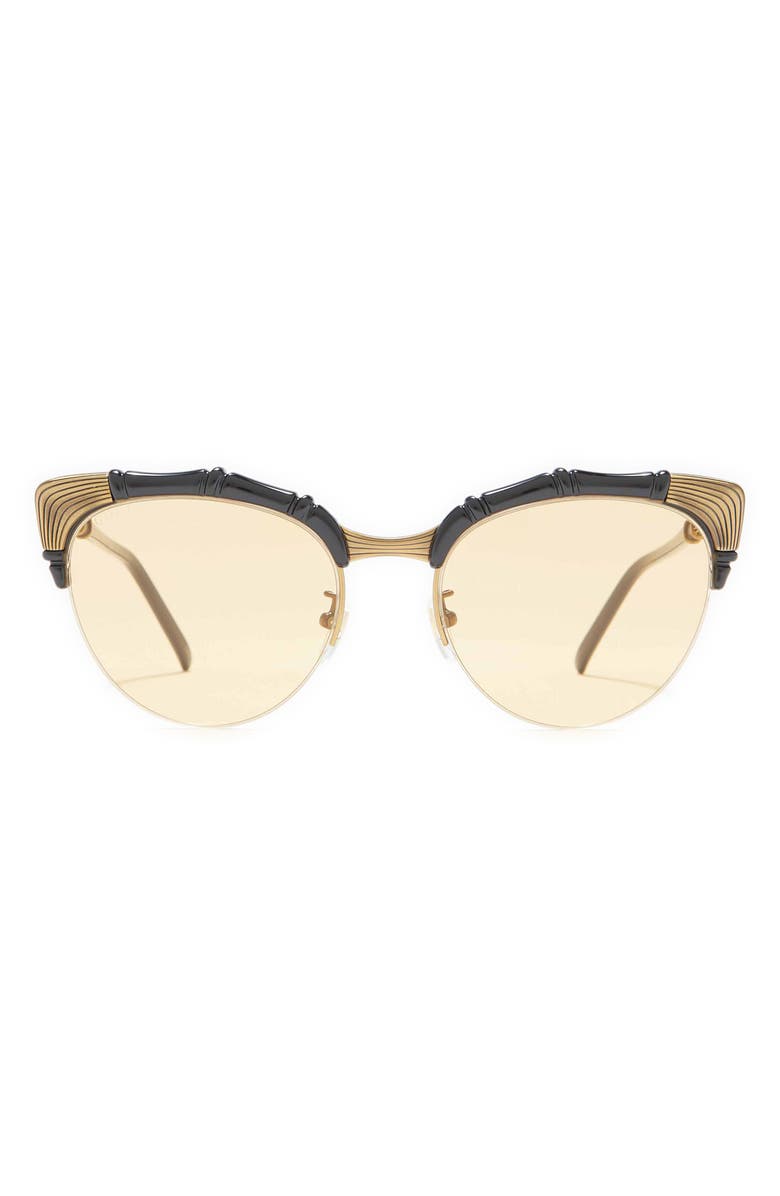 Gucci 56mm Cat Eye Sunglasses, Main, color,