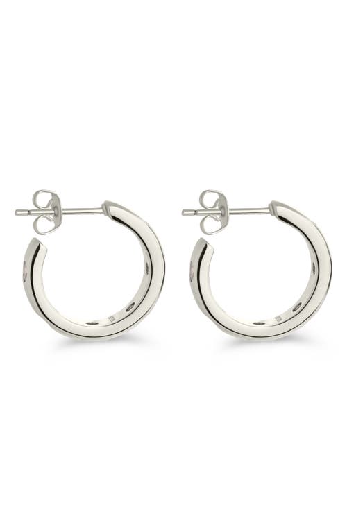 Sterling Forever Molly Cubic Zirconia Hoop Earrings
