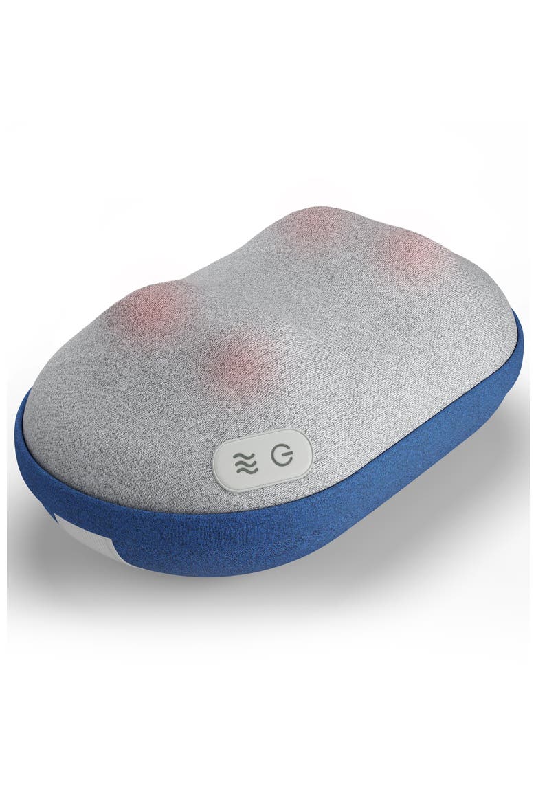 Kumo Mini Wireless Massage Pillow with Heat, Main, color, Blue