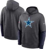 Nike Men's Nike Charcoal Dallas Cowboys 2024 Sideline Club Pullover Hoodie