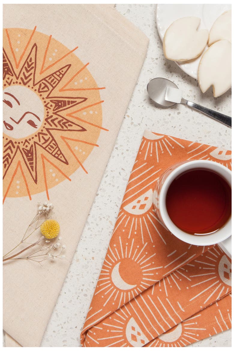 Soleil Set of 2 Tea Towels, Alternate, color, SOLEIL