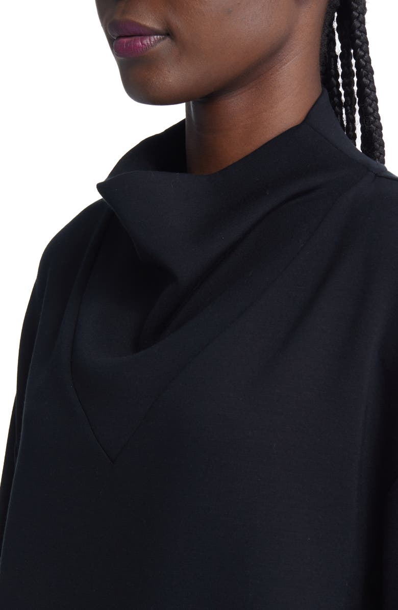 Varley Betsy Funnel Neck Sweatshirt, Alternate, color, Black