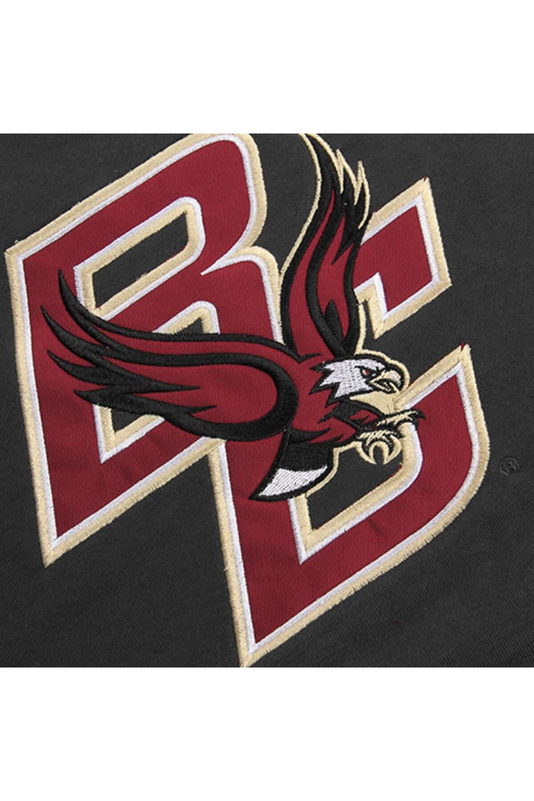 Youth Stadium Athletic Charcoal Boston College Eagles Big Logo Pullover Hoodie, Alternate, color, Charcoal