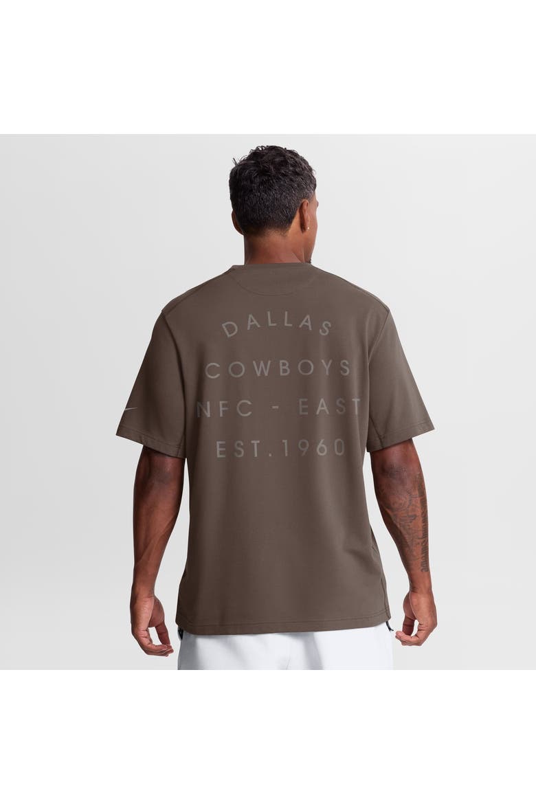 Men's Nike Brown Dallas Cowboys Last Resort Dri-FIT T-Shirt, Alternate, color, Brown