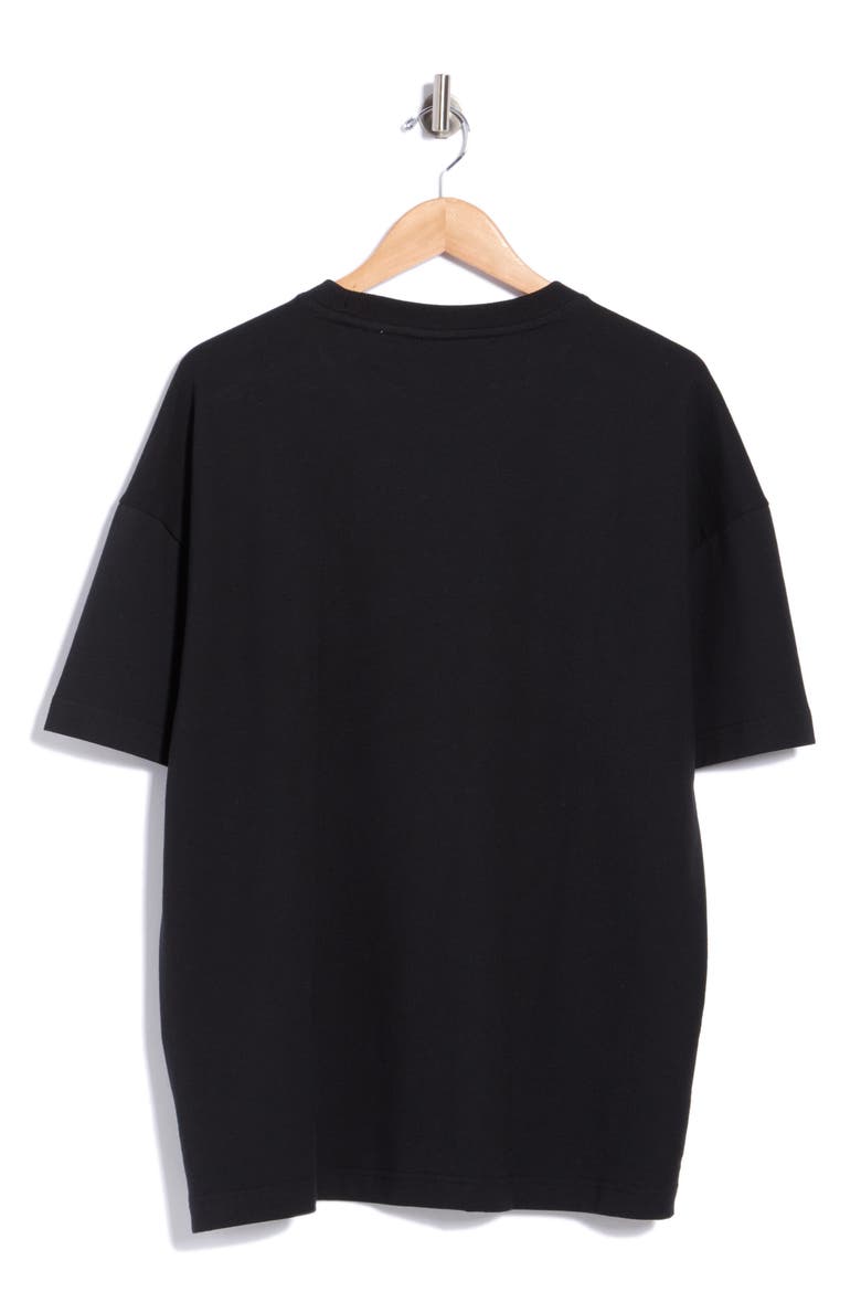 Noah Stretch Cotton T-Shirt, Main, color, BLACK