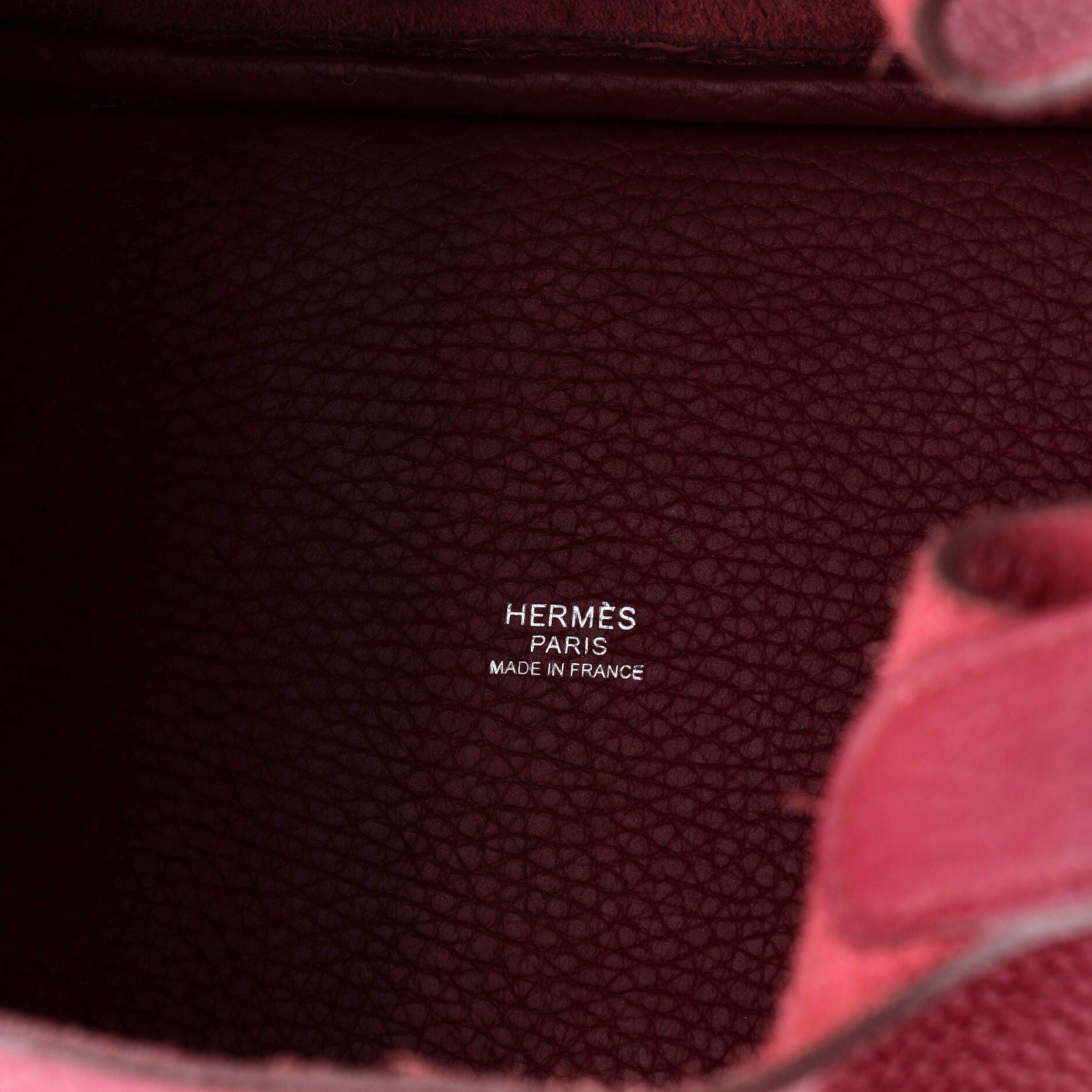 Pre-Owned Hermes Picotin Lock Bag Clemence PM, Alternate, color, Rubis