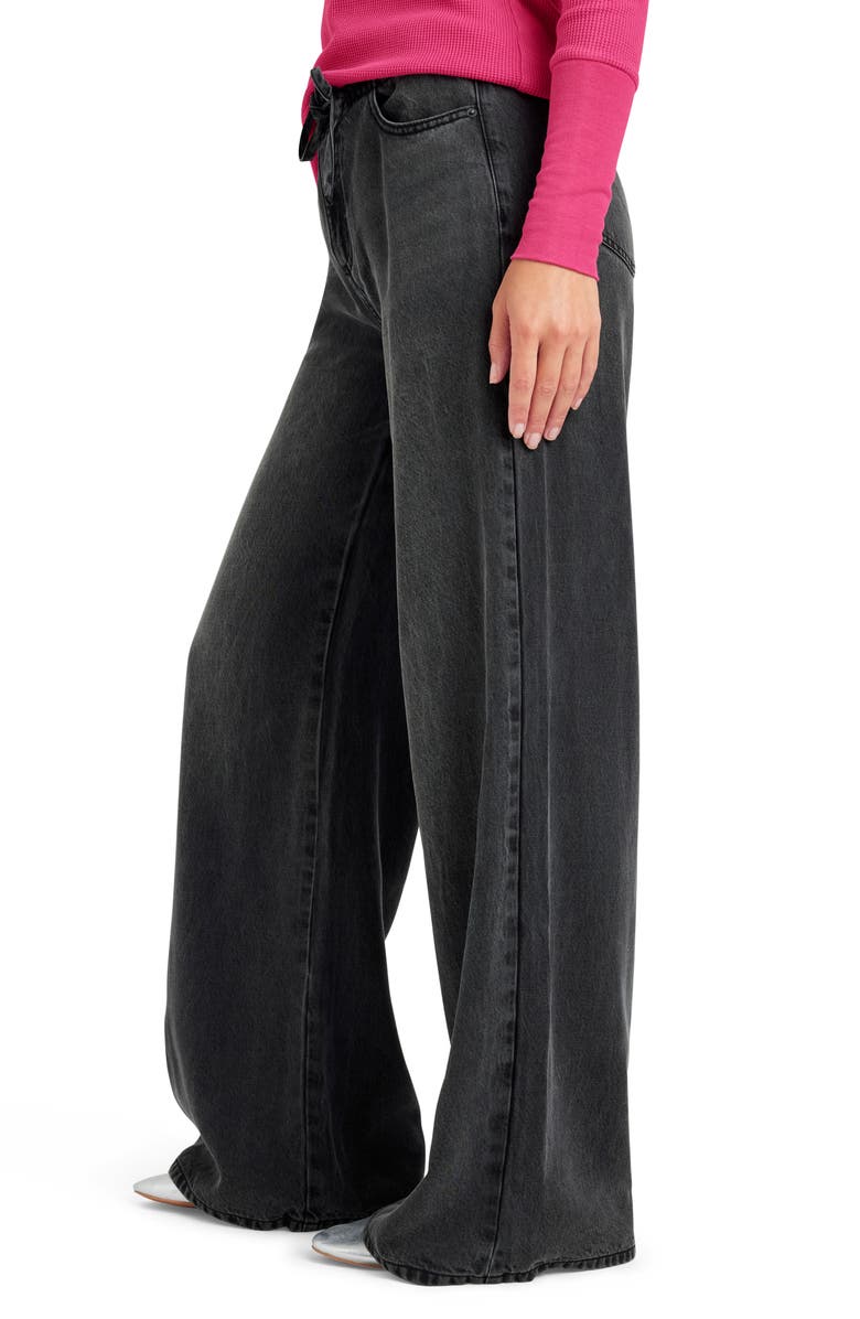 Splendid Lounge Denim Pants, Alternate, color, Charcoal