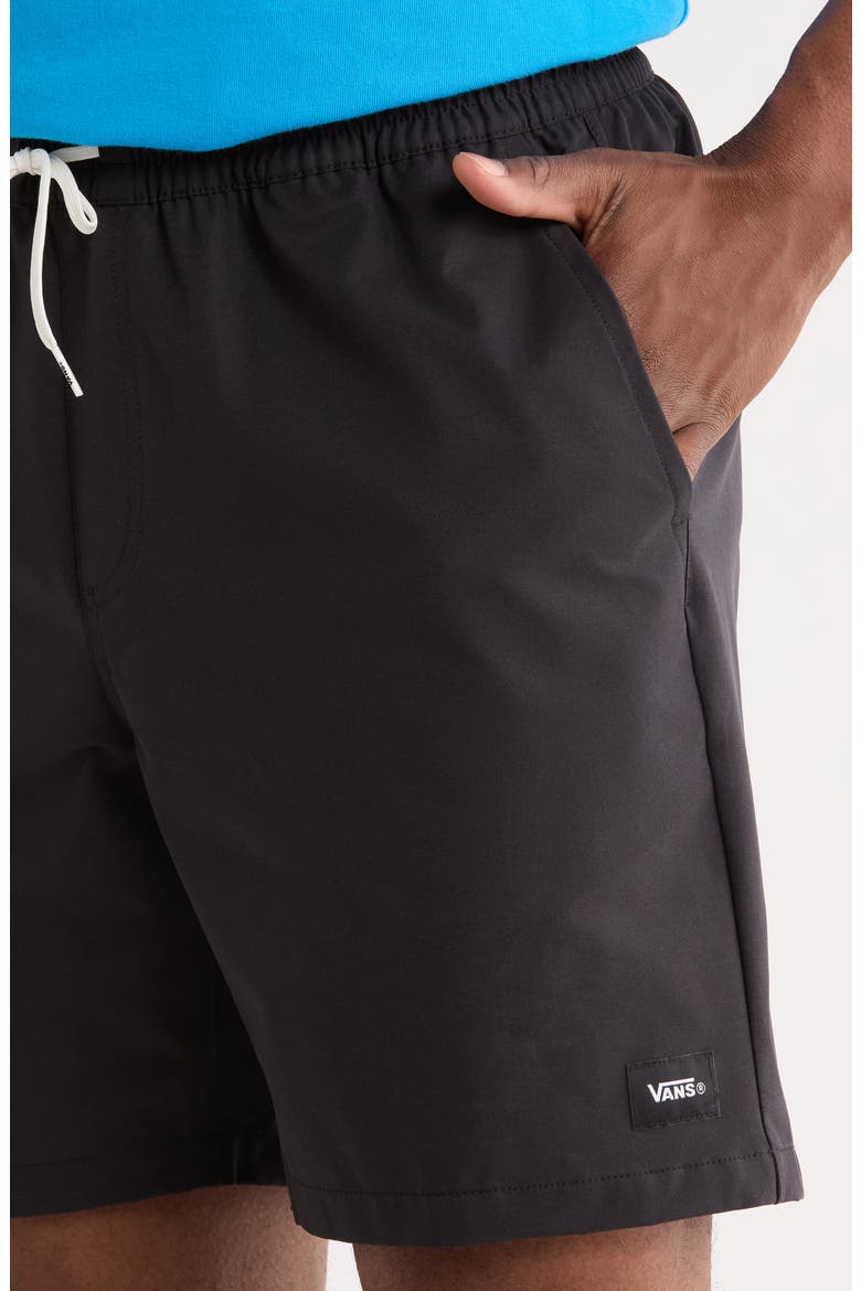 Range Relaxed Water Resistant Sport Shorts, Alternate, color, BLACK