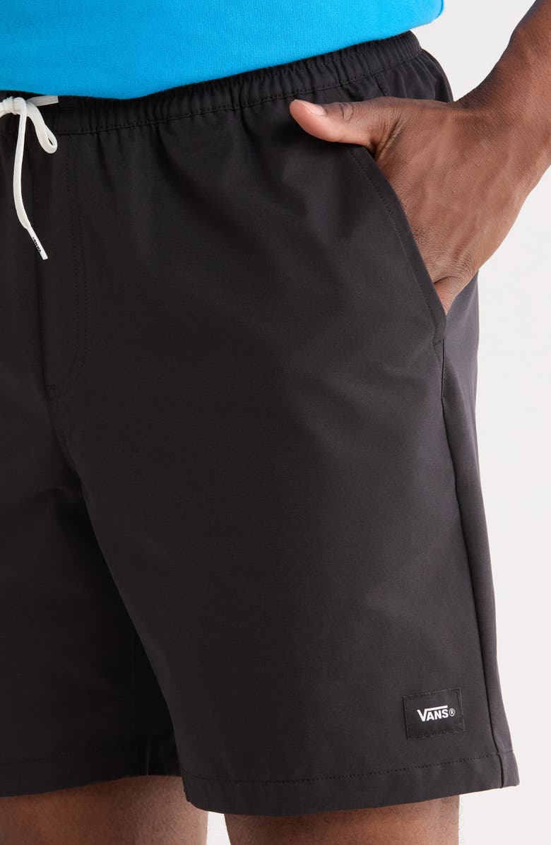Vans Range Relaxed Water Resistant Sport Shorts, Alternate, color, Black