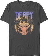 KPop Demon Hunters Men's Mythic Lightning Derpy Short Sleeve Graphic T-Shirt