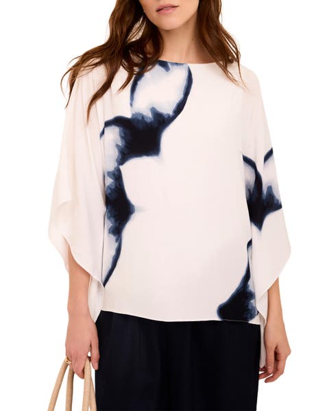 Print Batwing Top