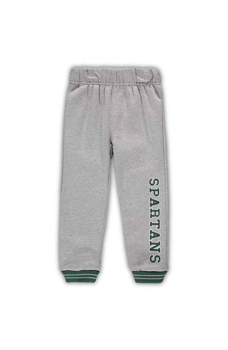 COLOSSEUM Toddler Colosseum Green/Heathered Gray Michigan State Spartans Poppies Hoodie and Sweatpants Set, Alternate, color, Green
