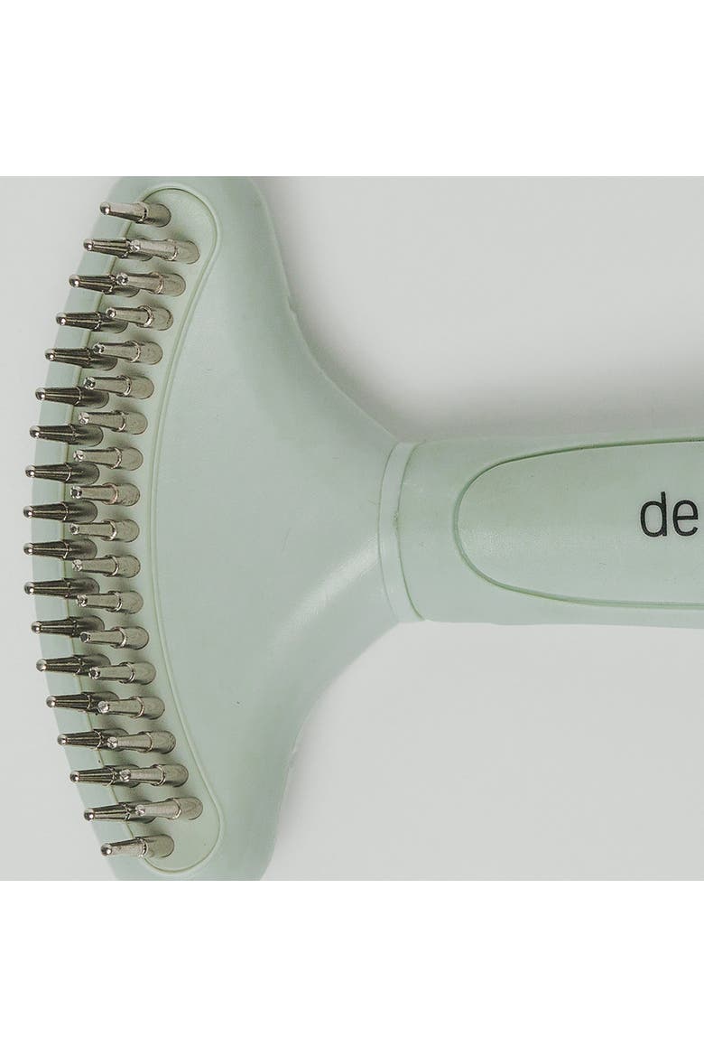 Pet Double Deshedding Undercoat Rake, Sage Green, Grooming Tool, Alternate, color, Green