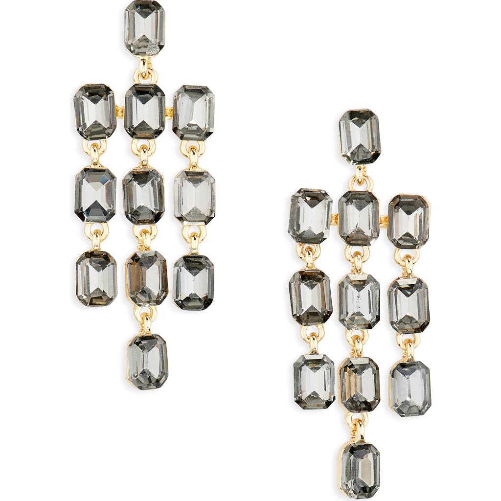 NORDSTROM NORDSTROM CHUNKY CRYSTAL CHANDELIER EARRINGS