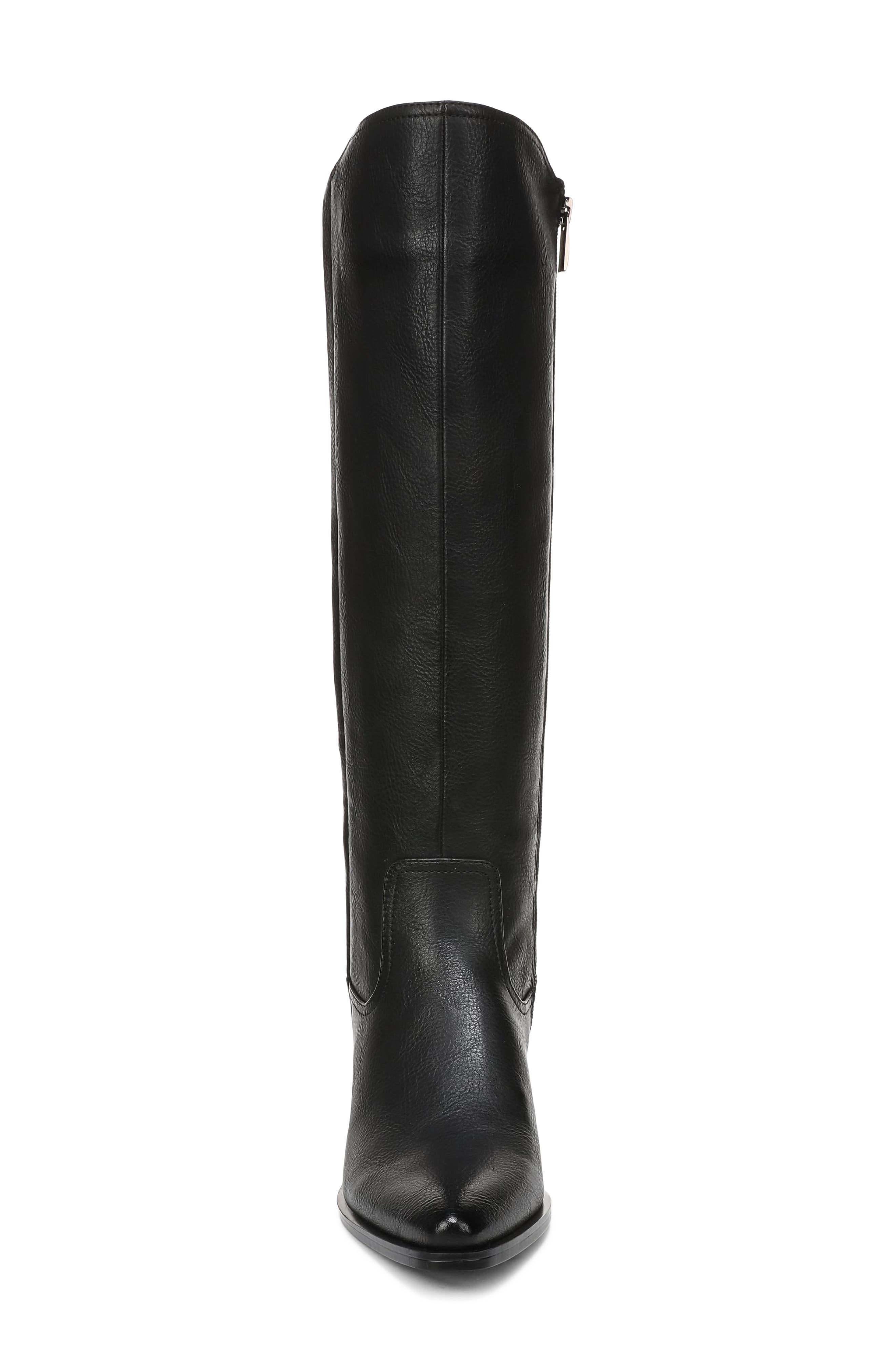 Golden Knee High Boot, Alternate, color, BLACK