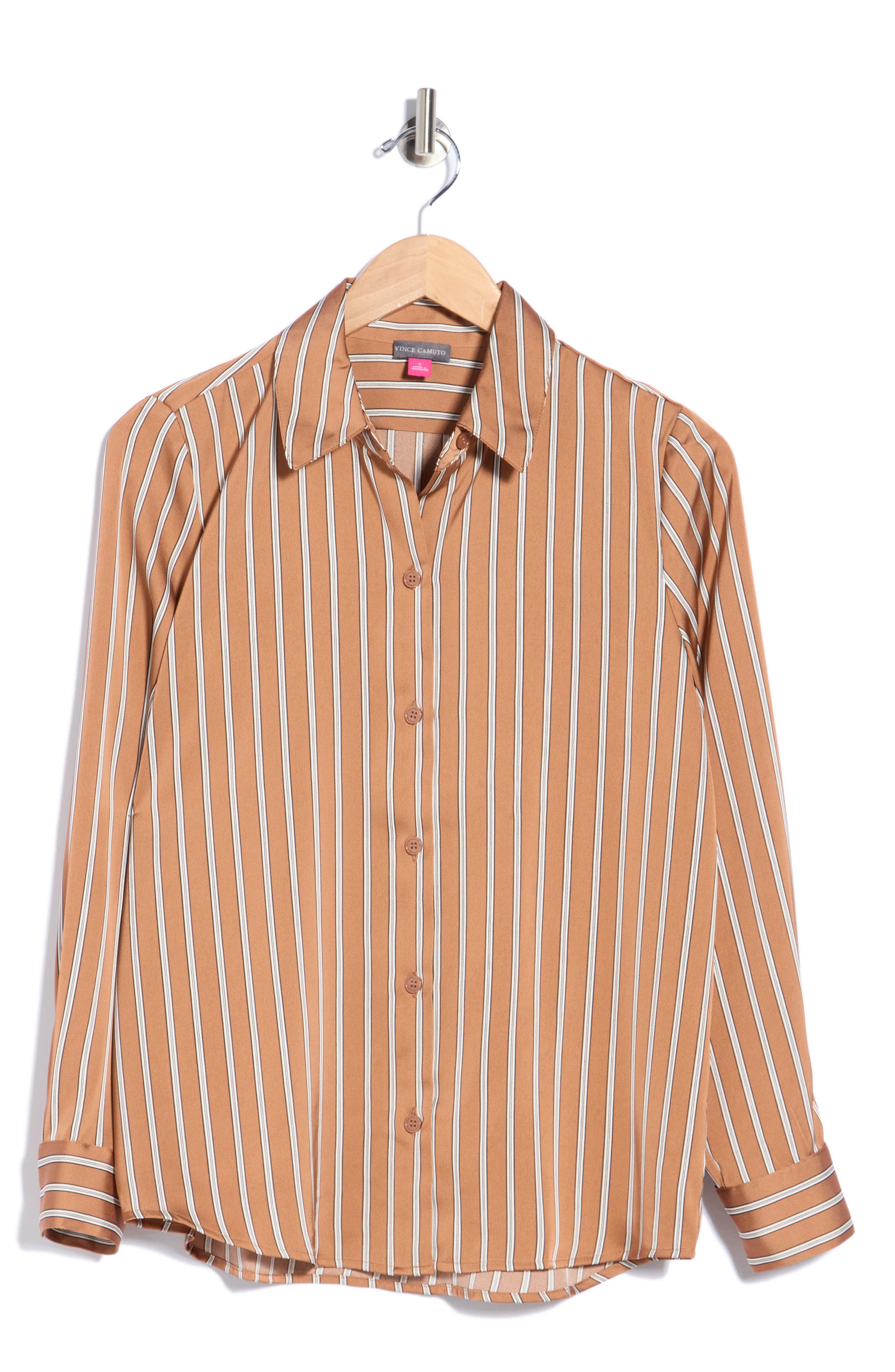selected FRENCH ROAST THIN STRIPE