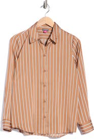 Vince Camuto Striped Button Front Shirt