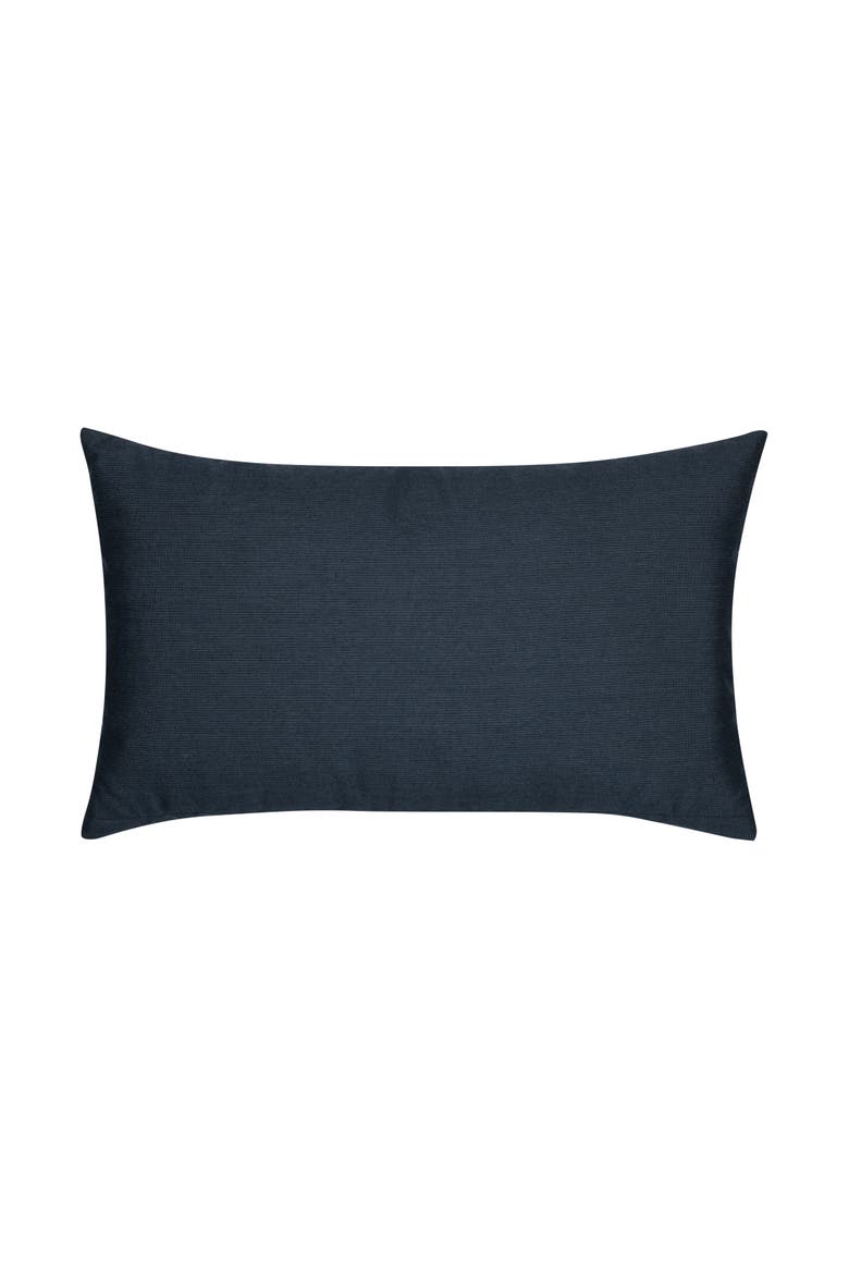 Rope Hand Knotted Macrame Indoor & Outdoor Woven Accent Pillow, Alternate, color, Indigo