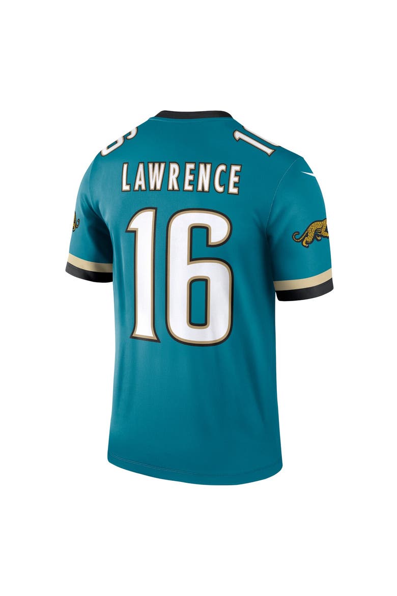 Men's Nike Trevor Lawrence Teal Jacksonville Jaguars Prowler Throwback Legend Jersey, Alternate, color, Teal