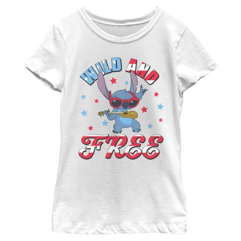 Girls Lilo & Stitch Experiment Wild and Free T Shirt