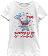 Lilo & Stitch Girls' Experiment Wild and Free T-Shirt