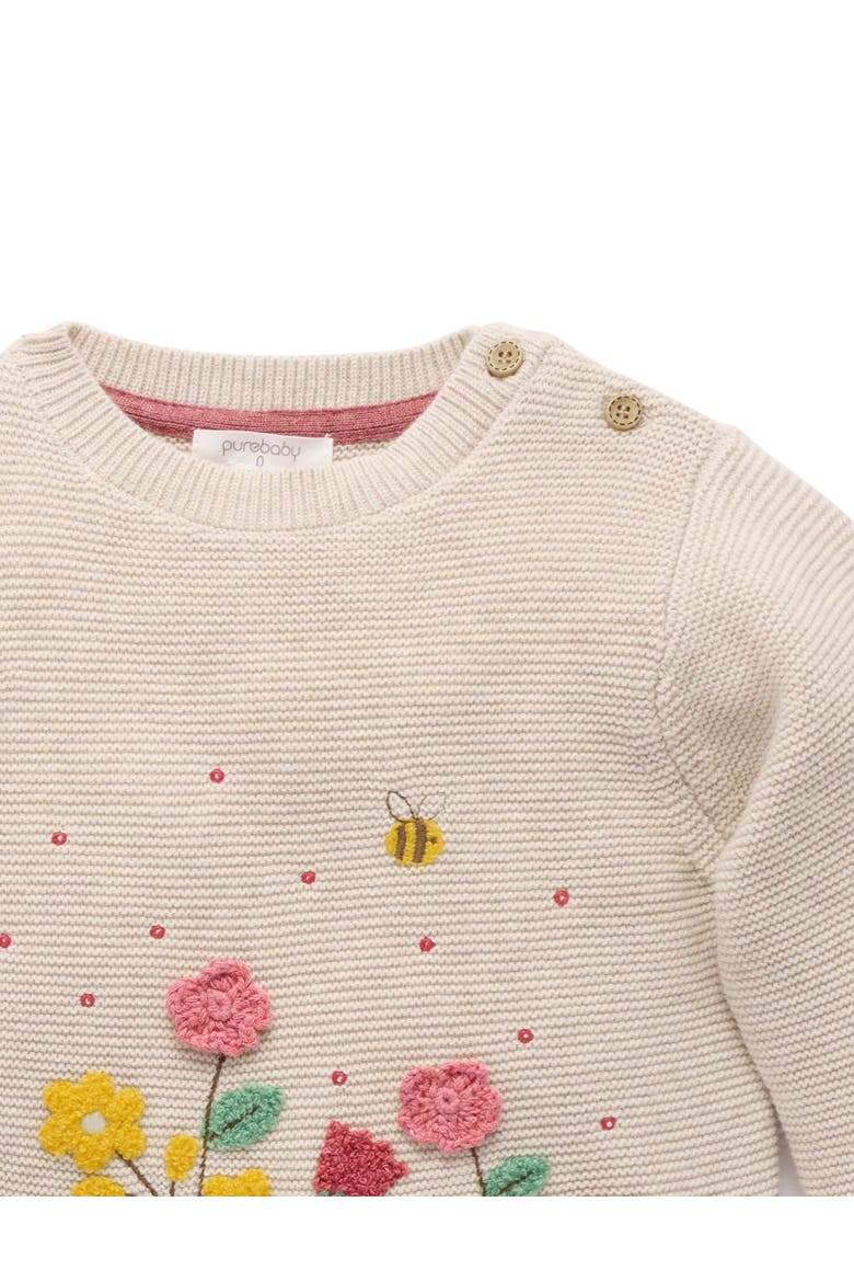 Woodland Jumper, Alternate, color, Wheat melange