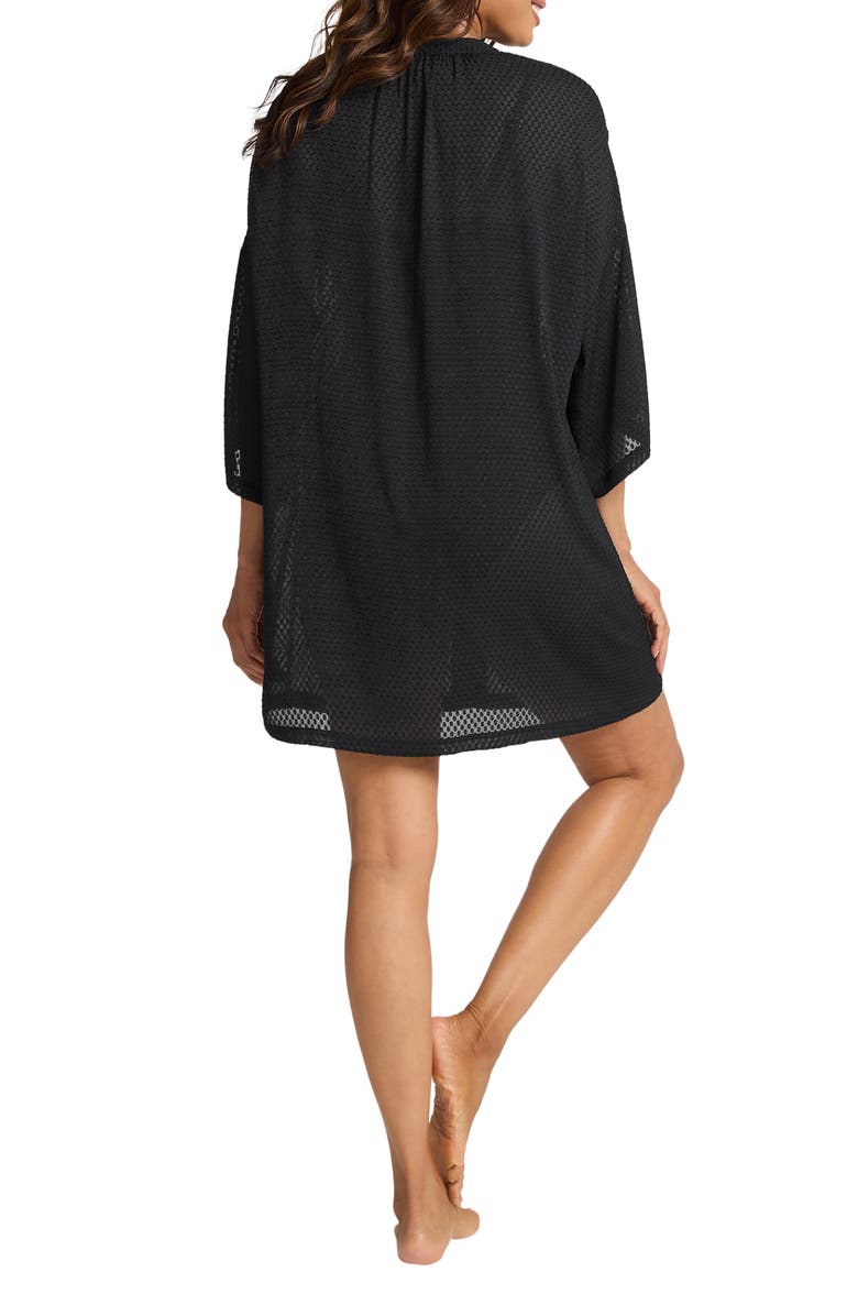 Tommy Bahama Textured Dot Cover-Up Tunic, Alternate, color,