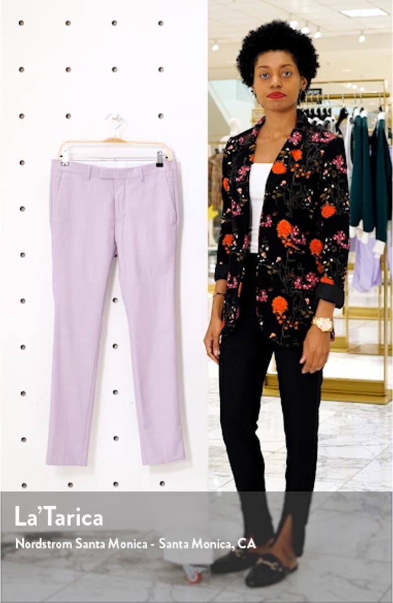 Dax Super Skinny Fit Suit Dress Pants, sales video thumbnail