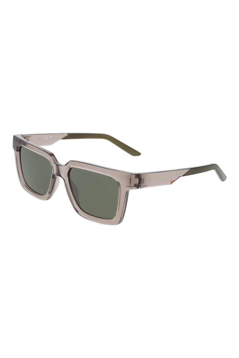 Tide Cosmic 53mm Square Sunglasses, Alternate, color, COLLEGE GREY / GREEN