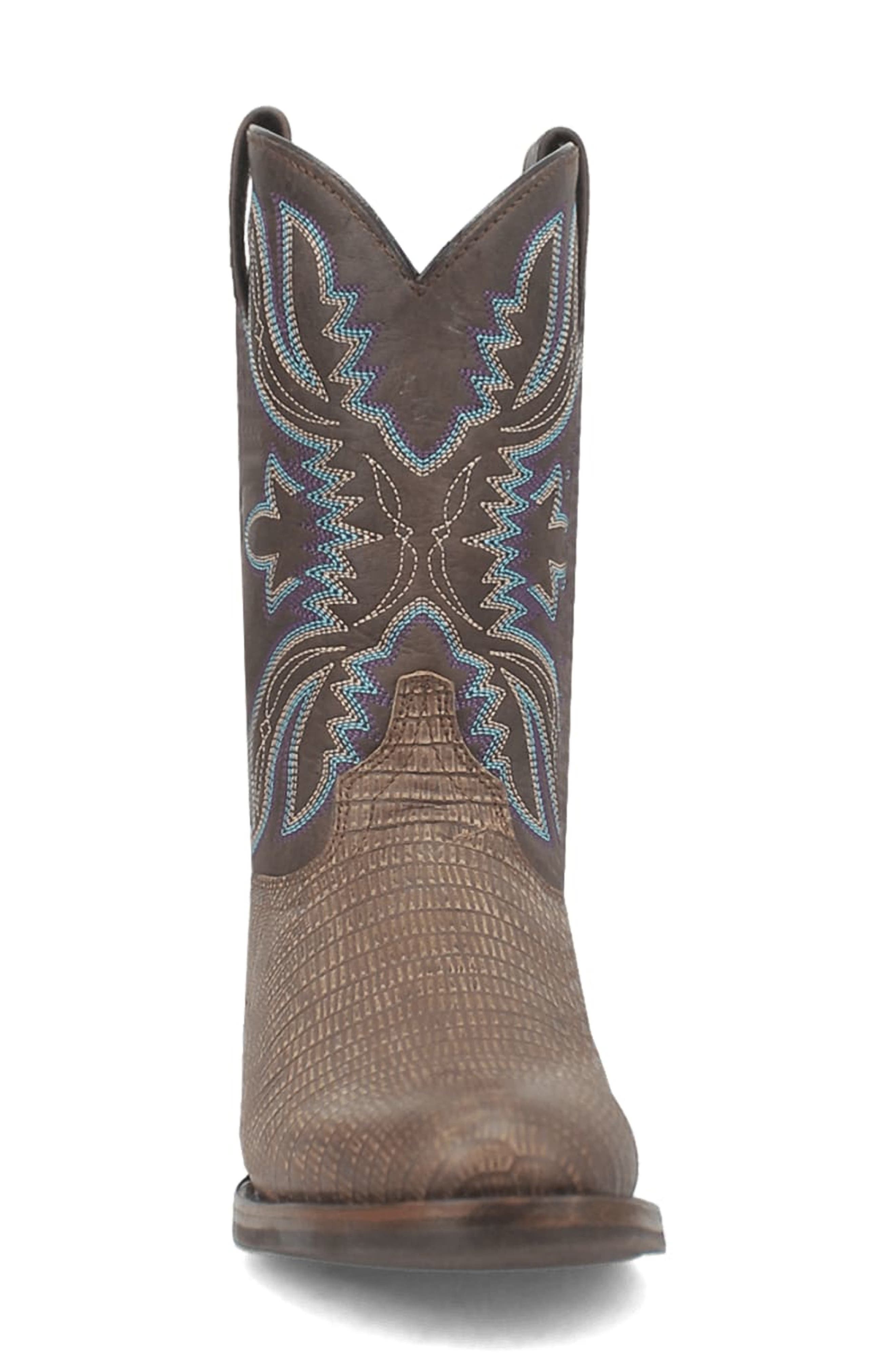 Dingo Saw Buck Western Boot, Alternate, color, Cement