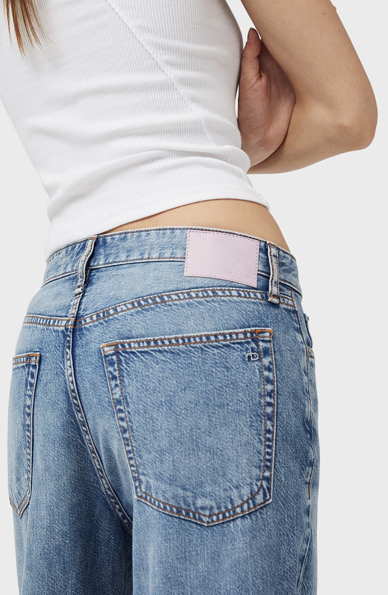 rag & bone Featherweight Logan Wide Leg Jeans, Alternate, color, Audrey