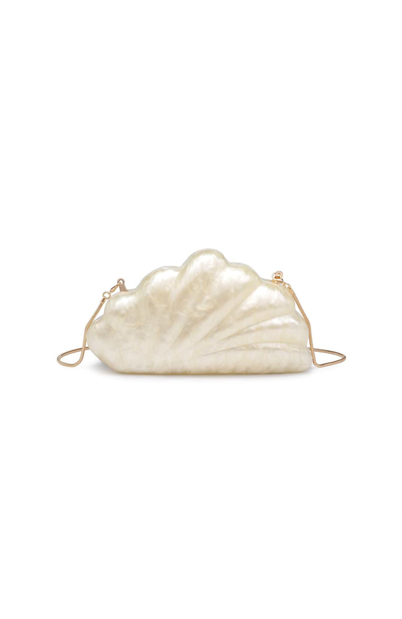 Andrina Evening Bag, Main, color, Ivory