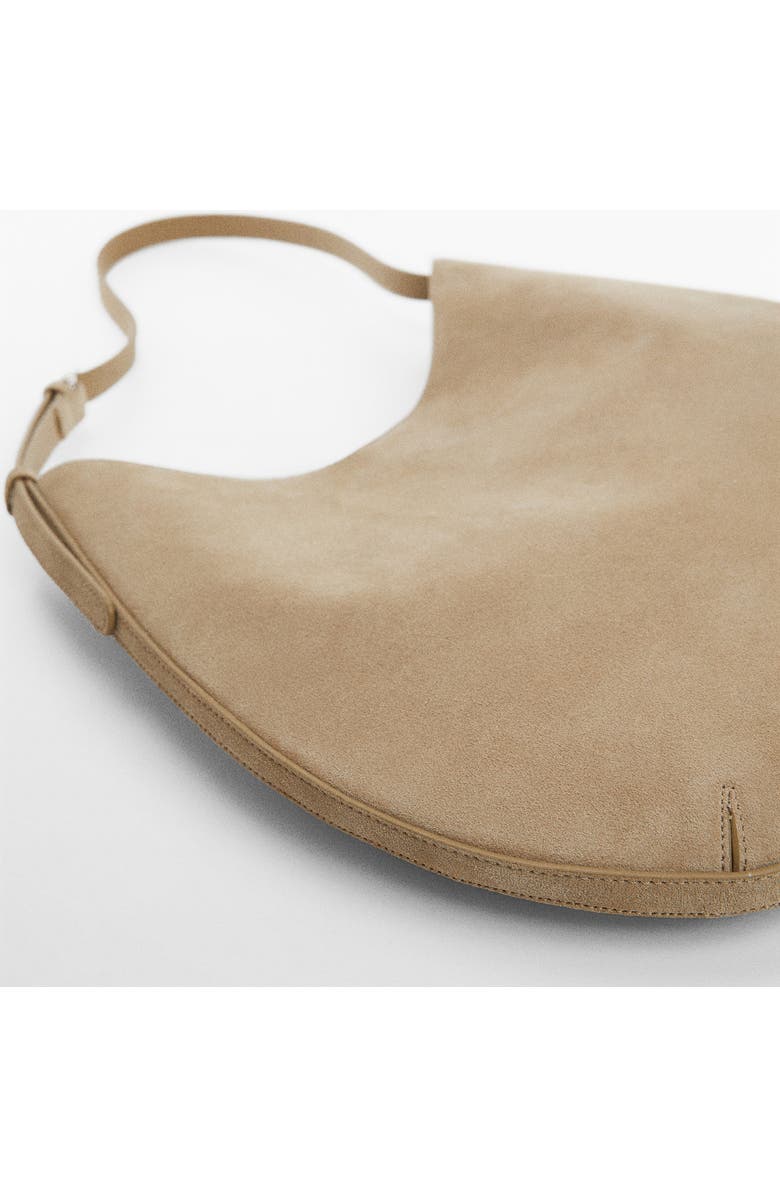 MANGO Suede Shoulder Bag, Alternate, color,